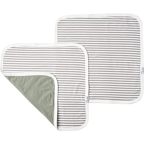 Copper Pearl Baby Security Blanket Set of 2 - Portable Size for Self-Soothing On-The-Go, Ideal Baby Blankets for Boys and Girls, Ultra-Soft, and Gift-Ready Loveys - Everest