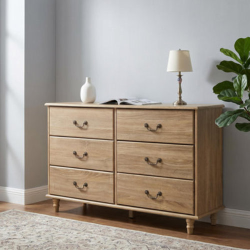 Ebern Designs Farmhouse 6 Drawers Dresser For Bedroom | Wayfair