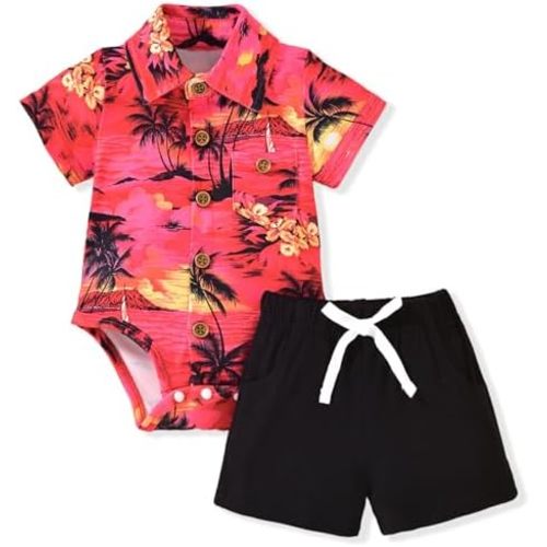 Baby Boy Hawaiian Outfit