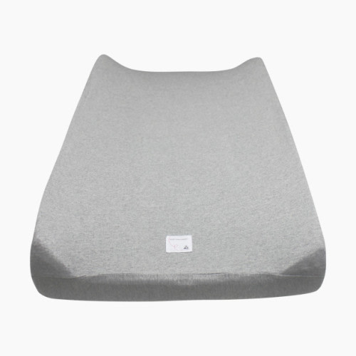 Burt's Bees Baby Organic Cotton Jersey Changing Pad Cover - Heather Grey