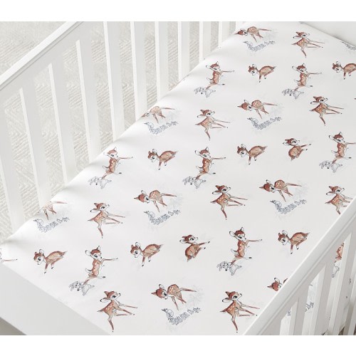 Disney Bambi Organic Crib Fitted Sheet | Pottery Barn Kids