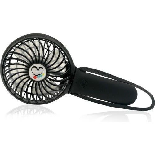 BuggyGear 3-Speed Recharge Turbo Stroller Fan, Black/ Black
