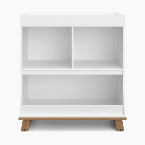 Storkcraft Modern Convertible Changing Table - White/Vintage Driftwood