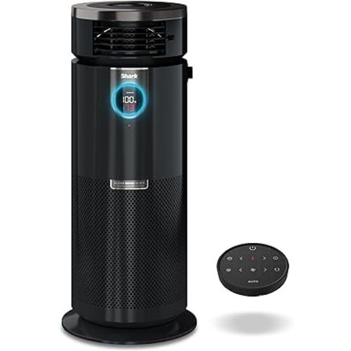 Shark 3-in-1 Max Air Purifier, Heater & Fan with NanoSeal HEPA, Cleansense IQ, Odor Lock, for 1000 Sq. Ft, Charcoal Grey