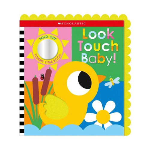 Look Touch Baby! (a Fold-out Tummy Time Book), hardcover
