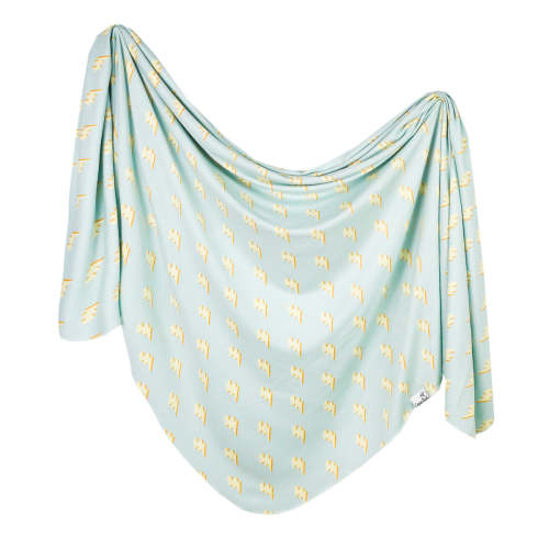 Knit Swaddle Blanket - Bolt