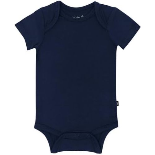KYTE BABY Short Sleeve Unisex Baby Bodysuits, Rayon Made From Bamboo Material