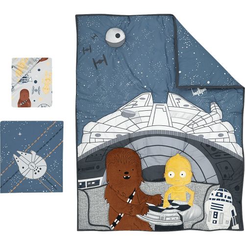 Star Wars Millennium Falcon Blue Bedding Set