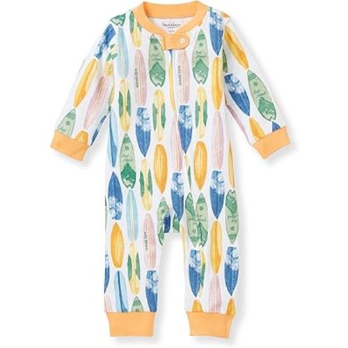 Burt's Bees Baby Baby Boys' Sleep and Play Pajamas, Zipped Jumpsuit