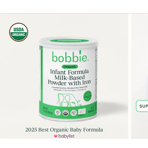 Organic Original Baby Formula | Bobbie