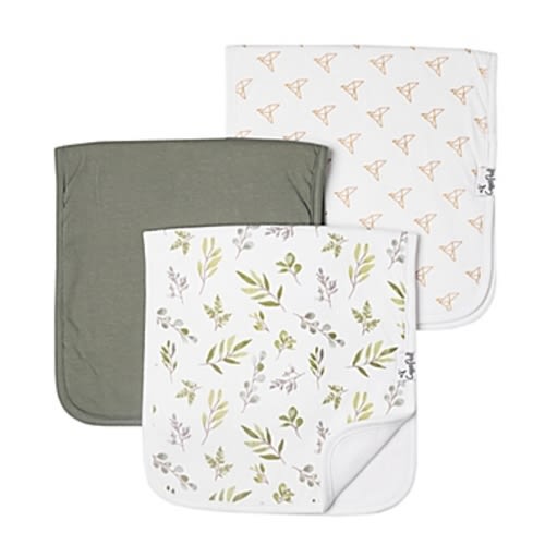 Copper Pearl Burp Cloths - Haven