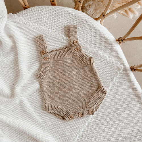 Fawn Singlet Mini Knit Romper