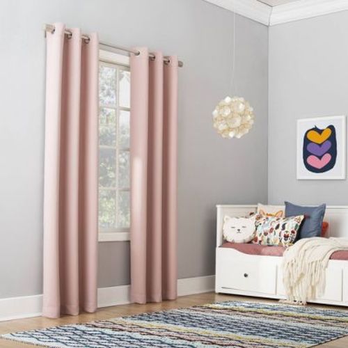 Sun Zero Blackout Riley Kids' Bedroom Grommet Curtain Panel
