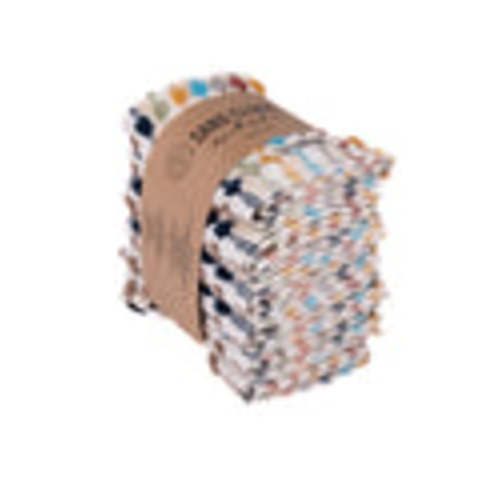 Stripe Polka Dot Washcloth Bath Bundle - 6 Pack | Sand Cloud