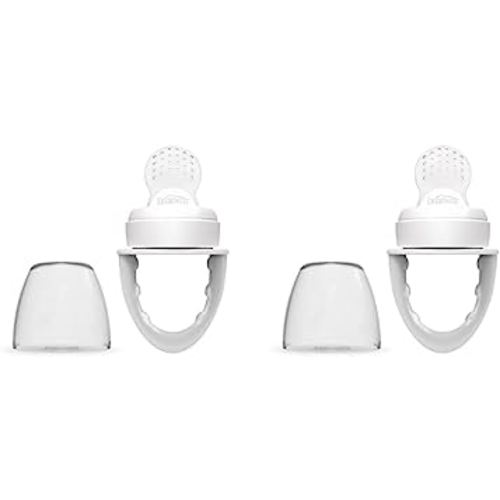 Dr. Brown's Designed to Nourish, Fresh Firsts Silicone Feeder, Grey, One Size (Pack of 2)