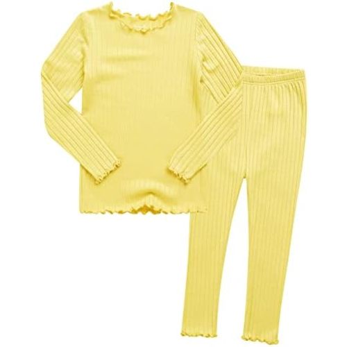 VAENAIT BABY 6M-12Y Kids Unisex Girls & Boys Soft Comfy Modal Tencel Shirring Sleepwear Pajamas 2pcs/4pcs Set