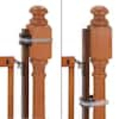 Summer Infant Banister to Banister Universal Baby Gate Mounting Kit for Round or Square Banisters 27573AZ