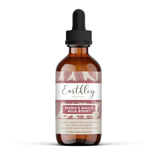 Earthley Wellness Mama’s Magic Milk Boost, Promotes Milk Supply, Nourishes The Body (2 Oz)