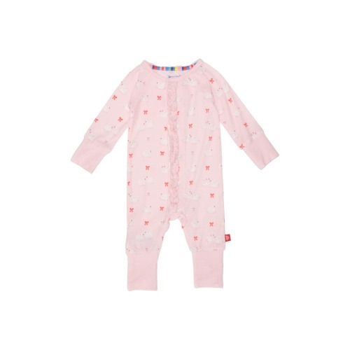 Swan of a Kind Magnetic Convertible Romper, Newborn