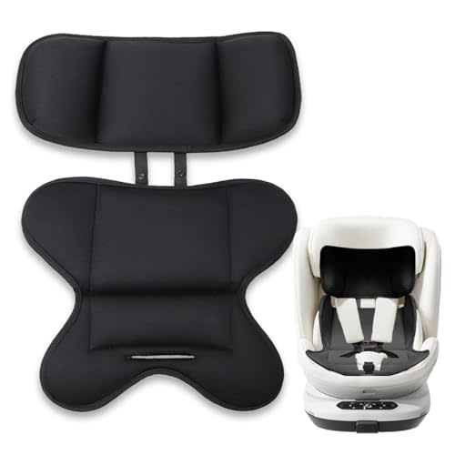 Twievo Infant Car Seat Insert,Newborn Car Seat Insert and Head Support Pillow Compatible with Doona Car Seat Strollers,Stroller Cushion,Impact Protection - Black