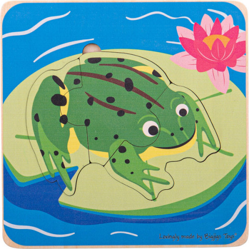 Lifecycle Layer Puzzle - Frog - Bigjigs Toys | Maisonette