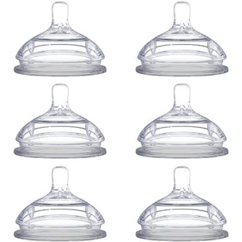 Comotomo Replacement Silicone Nipples, Fast Flow - 6 Pack