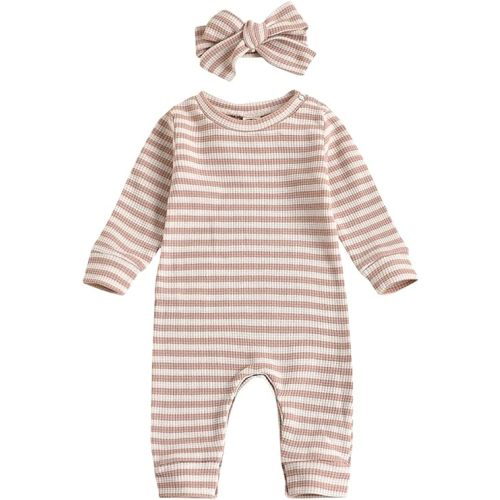 Newborn Infant Baby Girl Romper Bodysuit Girls One Piece Jumpsuit Pants Clothes Outfits