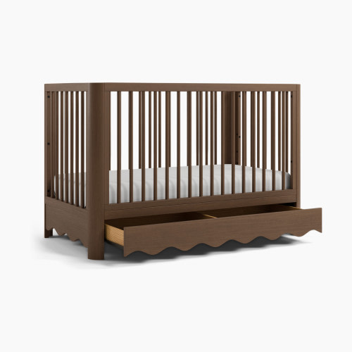 Storkcraft Casablanca Deluxe 5-in-1 Convertible Crib with Drawer - Hazelnut