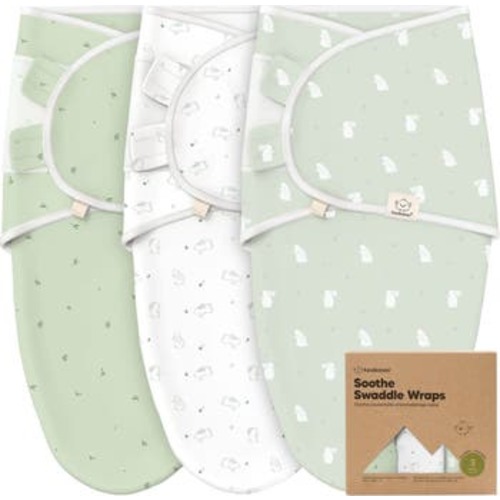 3-Pack Soothe Swaddle Wraps, Medium