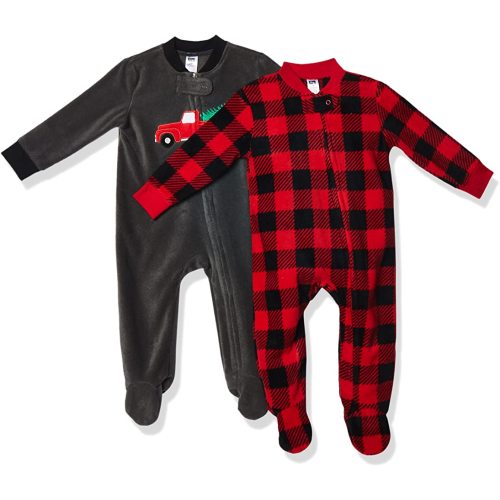 Hudson Baby Unisex Baby Fleece Sleep and Play