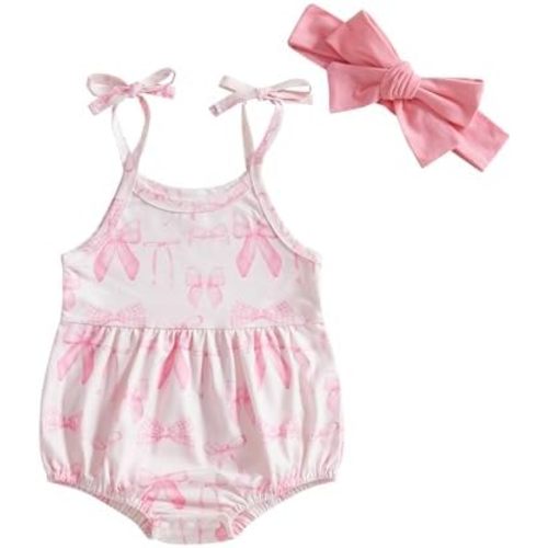 Infant Newborn Baby Girl Floral Romper Kids Spaghetti Strap One Piece Jumpsuit Shorts Toddler Summer Overall Clothes