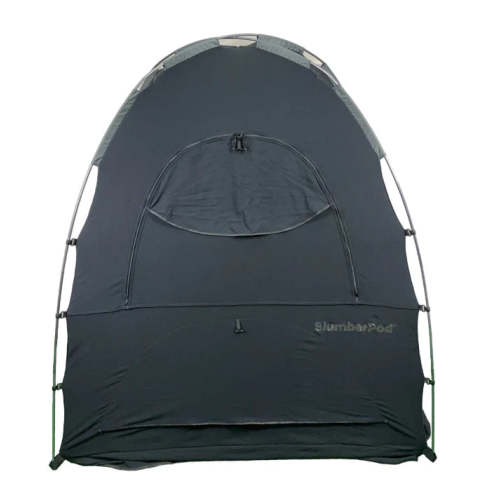 SlumberPod 3.0 Sleep Canopy, Black with Gray Accents