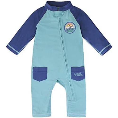 UV SKINZ Baby Boys’ Sun and Swimsuit with UPF 50+ Sun Protection – One-Piece Swimsuit, Baby and Toddler Full Coverage Swim