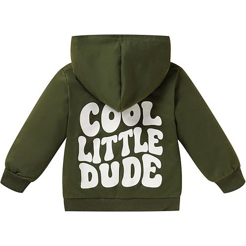 Toddler Baby Boy Fall Winter Hooded Clothes Baby Boy Hoodie Tops Letter Printed Long Sleeve Sweatshirt