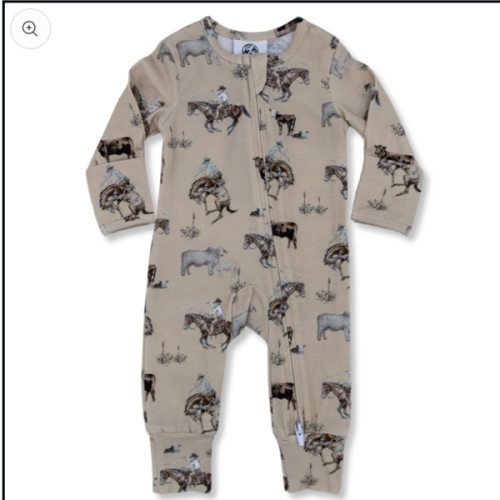 Cowboy Folding Feet Jammies – Cowkid Clothing Company