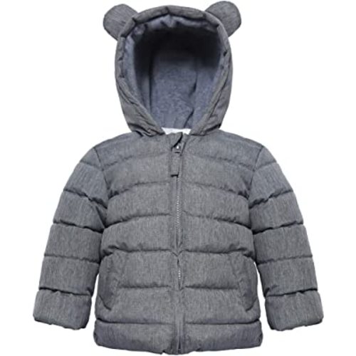 Rokka&Rolla Baby Boys' Water-Resistant Fleece Lined Puffer Jacket Winter Coat for Newborn Infant Toddler