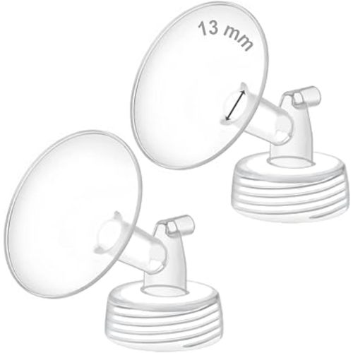 Maymom Wide Neck Pump Part for Spectra S1/S2 Pumps; Incl Wide Mouth Flange; Not Original Spectra Flange; Replaces Spectra Shield