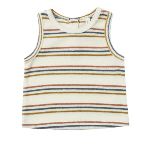 Terry Tank, Retro Stripe, Size: 2 - 3 yr