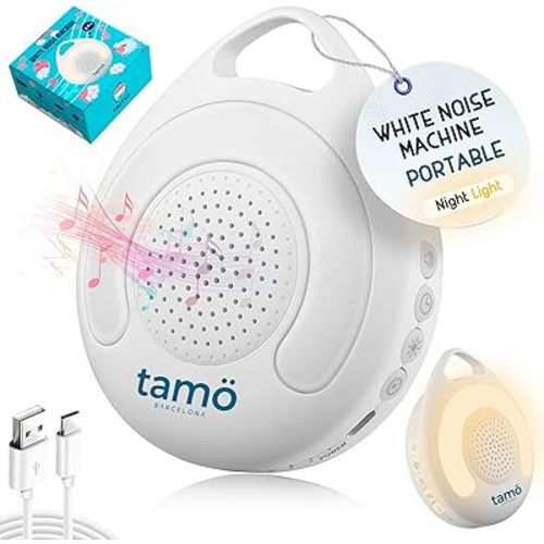 Sleep Portable Sound Machine for Babies Night Light Lullaby Song Speaker Relaxing Rechargeable USB C White Noise Machine Baby sleep aids Daycare 30 Soothing Sounds With Voice Recording Noise Canceling