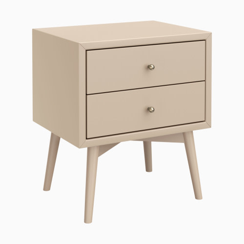 babyletto Palma Assembled Nightstand - Taupe