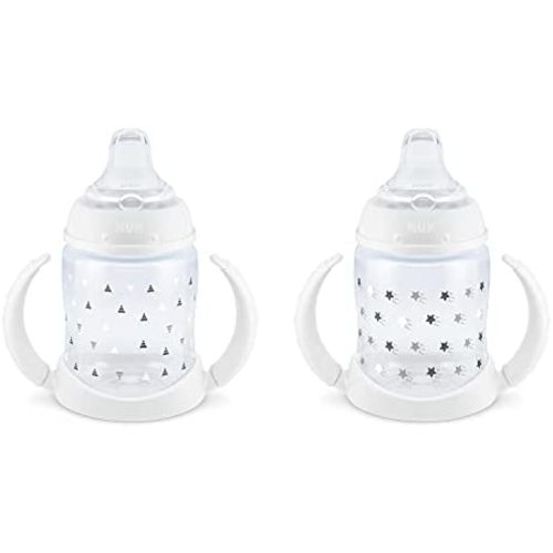NUK Learner Cup, 6+ Months, Timeless Collection, Amazon Exclusive, 5 Oz, Pack of 2