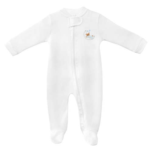 Sleeping Bear Zipper Footie | Baby Boy