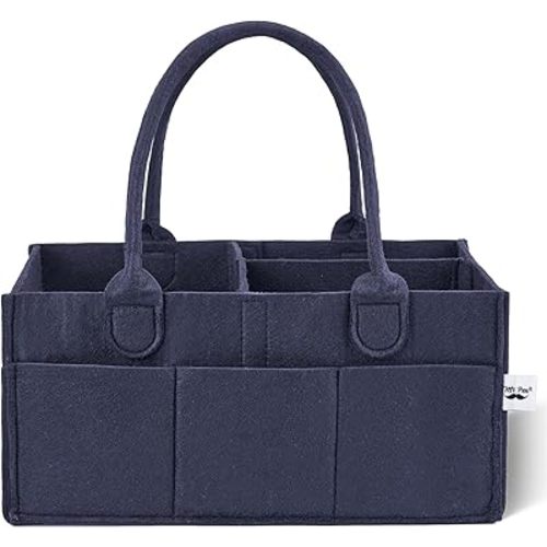 Mr. Pen- Baby Diaper Caddy Organizer, Navy Blue, Diaper Organizer, Car Diaper Caddy, Baby Caddy Organizer, Portable Diaper Caddy, Diaper Organizer for Changing Table, Baby Organizer for Nursery