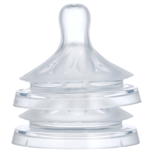 Philips Avent Natural Response Silicone Nipple Med Flow 4, 3M+, 2 Pack, SCY964/02