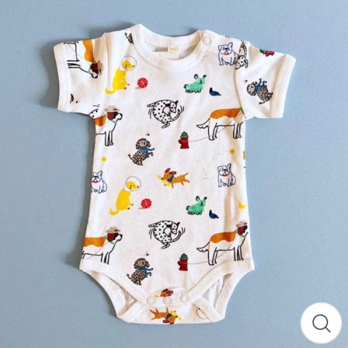 “Sparkie” Dog Baby Onesie