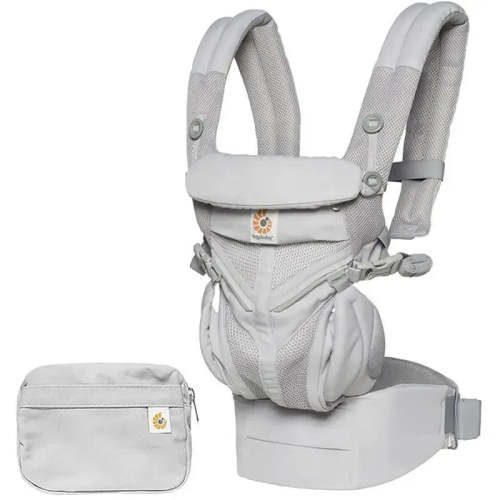Ergobaby - Omni 360 Baby Carrier Cool Air Mesh, Pearl Grey