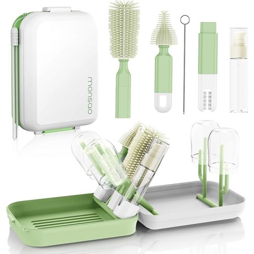 Travel Bottle Brush Set