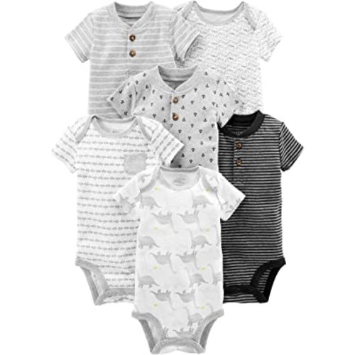 Simple Joys by Carter's baby-boys 6-pack Short-sleeve Bodysuit