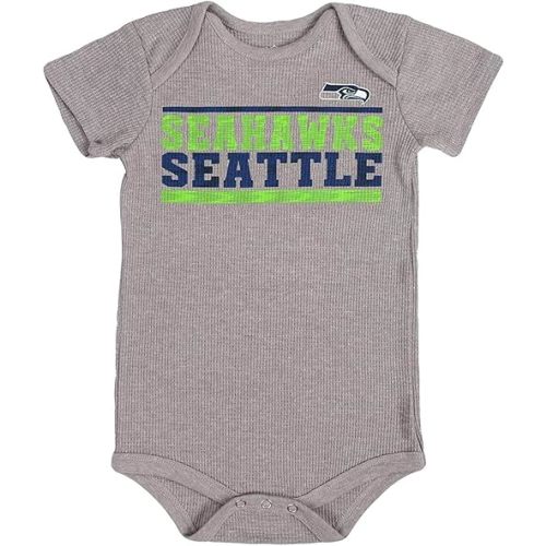 Outerstuff Football Infant Stacked Fan Onesie Bodysuit