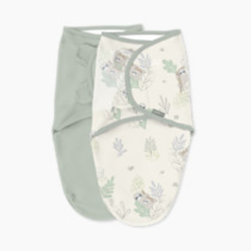 Ingenuity SwaddleMe Original Swaddle (2-Pack) - Peekaboo Sloth, 0-3 M